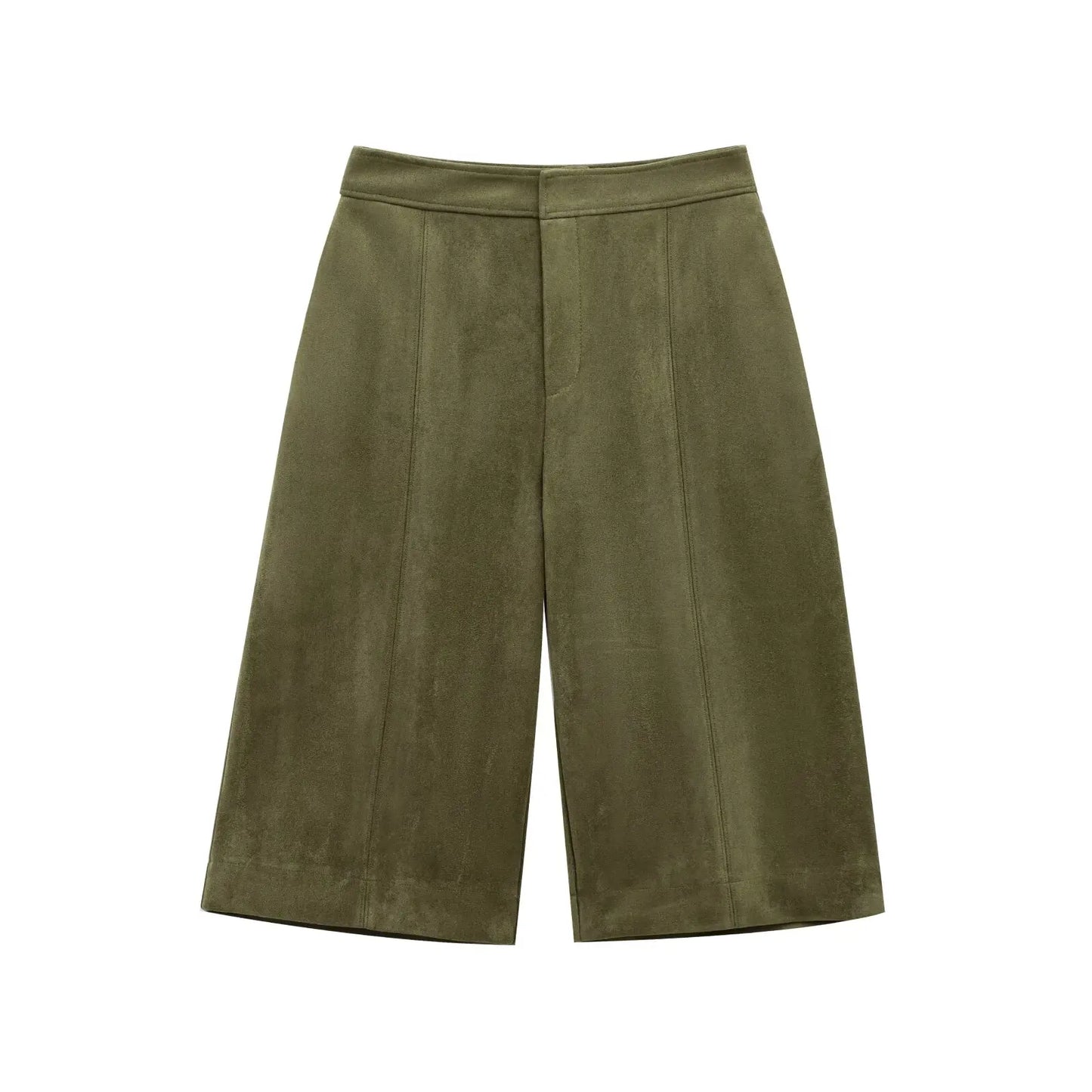 Boho- Suède Green Shorts
